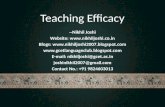 Teaching efficacy