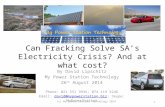Hydraulic Fracturing - Fracking - A Modern and Biblical View