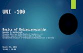 Uni100 basic entrepreneurship course
