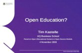 Open Education?