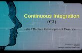 Continuous Integration (CI) - An effective development practice