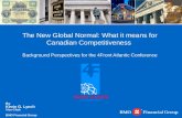 The New Global Normal: What it means for Canadian competitiveness