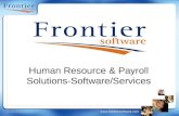 Frontier Software 'in a nutshell'