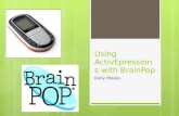 Professional development - Using ActivExpressions with BrainPop