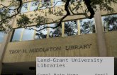 Land Grant University Libraries