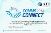 The future of private microwave radio networks in the era of national broadband networks