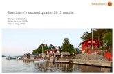 Presentation of Swedbank's Q2 2013 Results from the Press Conference