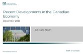 Recent developments in the canadian economy   dec2011