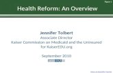 Health Reform: An Overview