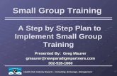 Step by Step Process for Effective Group Training Programs