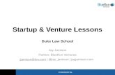 Venture financing class at duke 01 26 2012