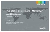 Leslie Daigle - IPv6 Global Deployment – Momentum and Milestones