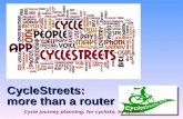 CycleStreets - more than a router (State Of The Map 2013) #sotm13