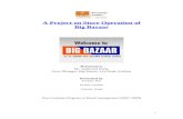 A project on Store Operation of Big Bazaar