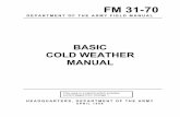 Army - fm31 70 - Basic Cold Weather Manual