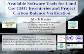 Available Software Tools for Land Use GHG Inventories and Project Carbon Balance Verification