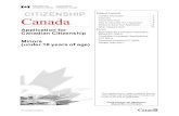 Canada Immigration Forms: 0003E