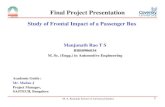 Study of frontal impact of passenger bus