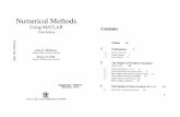 Numerical Methods using MATLAB