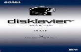 Disklavier Mark III DGC1B Basic Operation Manual