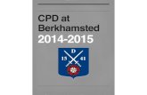 CPD at Berkhamsted School 2014-2015