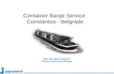 Container Barge Service Constanta - Belgrade (for Novi Sad Congress)_Jugoagent
