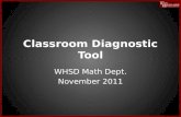 Classroom Diagnostic Tool
