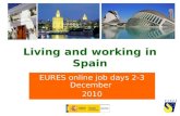 Living and Working in Spain, presented by EURES