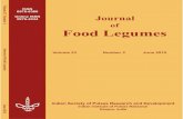 Journal of Food Legumes
