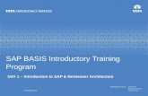 SAP BASIS Introductory Training Program - Day 1