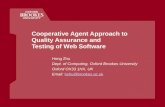 Cooperative Agent Approach to Quality Assurance and