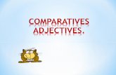 Presentation of comparatives adjectives