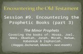 OT Session 9 Minor Prophets