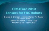 First fare 2010 lab-view sensors for frc robots