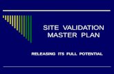 Site Validation Master Plan