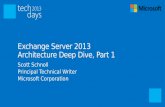Exchange Server 2013 Architecture Deep Dive, Part 1