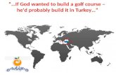Golf  investment  in TURKEY