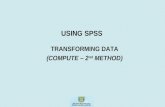Using Spss   Compute (Another Method)