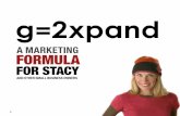 G=2xpand Marketing Formula
