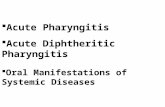 Acute pharyngitis