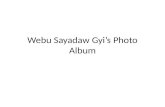 Webu Sayadaw Gyi’s Rare Photo Album