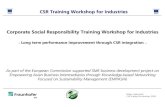 CSR systematic long term performance improvement - handout