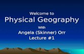 GEOG 100: Lecture 01--What is Geography?