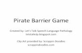 Pirate Barrier Game