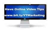 Video Marketing - 5 Must Have Online Video Tips