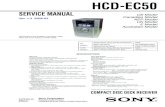 Hcd-EC50 Sony Audio