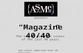 All-Time Top 40 Magazine Covers by ASME