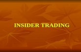 Insider Trading (SEBI)