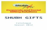 Shubh gifts catalogue season 2012