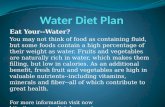 Water diet plan